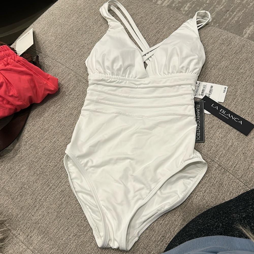La Blanca Swimsuit White